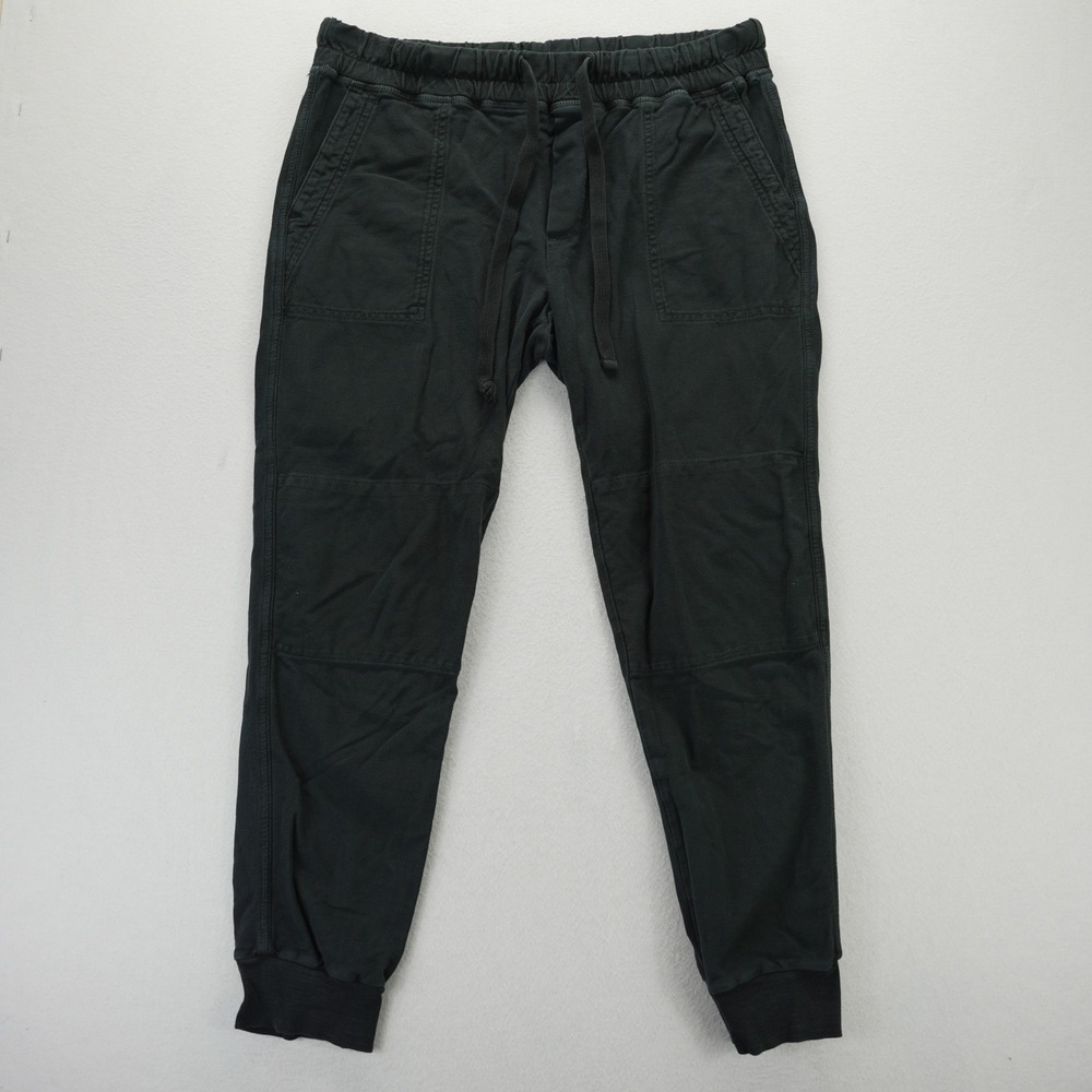 James Perse Standard Black Jogger Pants WVL1435 Size 3 USA Made Utility Cargo